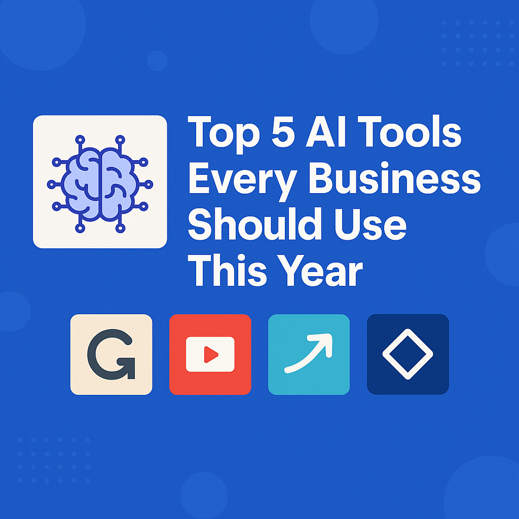 Top 5 AI Tools Every Business Should Use This Year